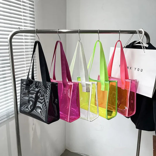 Transparent Jelly Beach Tote